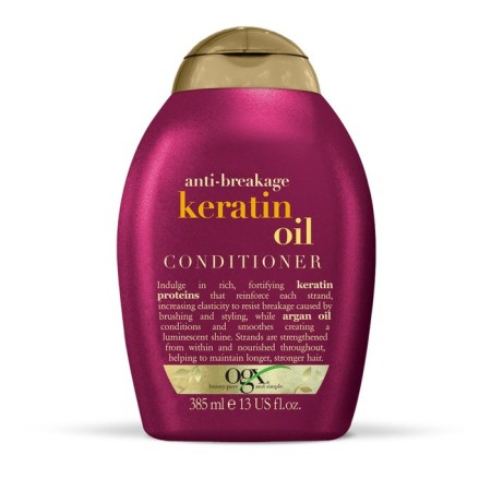 OGX air conditioning against brittle hair, with keratin oil, 385 ml
