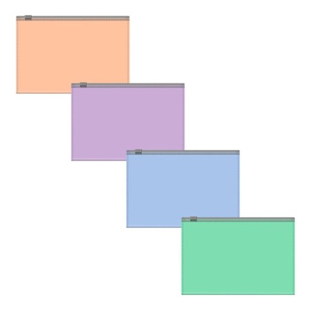 The convert folder on the ZIP-Molniya C6, 180 μm, Erichkrause "Matt Pastel Bloom", opaque, mix