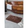 Bath and toilet rug “fluffy”, 50 × 80 cm, brown color