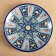 Largan Rishtan ceramics "Flowers", 33 cm, blue