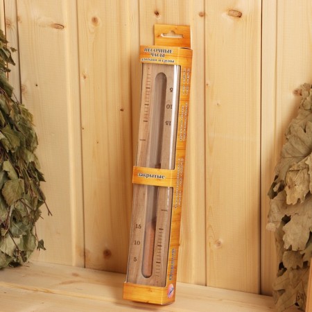 Sanding clock for a bath and sauna closed CPS-1Sh (15 min) in a box-3