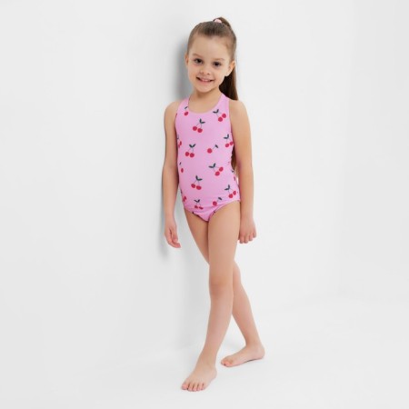Children's swimsuit KAFTAN "Cherry", height 110-116 cm, pink-4