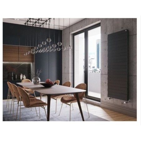 Bimetallic radiator Royal Thermo Pianoforte Tower 300 /Noir Sable, 22 sections, black-1