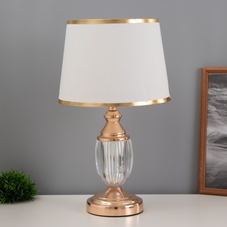Table lamp "Yuri" 1x40W E27 1x3W LED gold 25x25x41cm