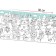 Coloring "Snowman" 90 cm