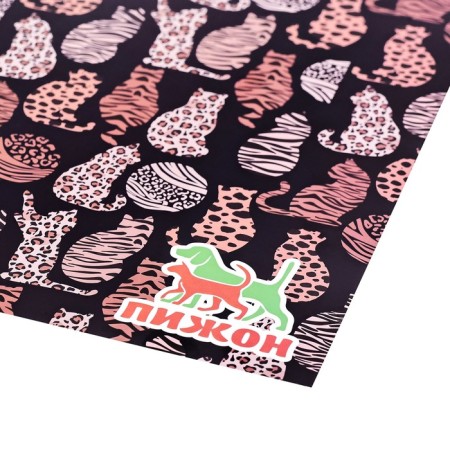 Rug for a bowl "Pigger" 43 x 28 cm "Cats"-4