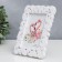 Photo frame plastic 10x15 cm "Leaves-faith" white 20x14.5 cm
