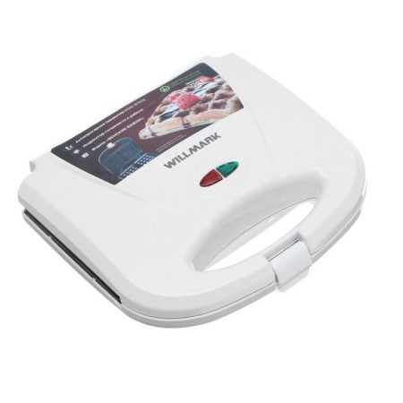 Electrovafelnik Willmark WM-275, 750 W, Viennese waffles, anti-stick coating, white