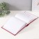 Photo album Deluxe for 200 photos 10x15 cm, boom. Sheets, books. Binding "Cherry"