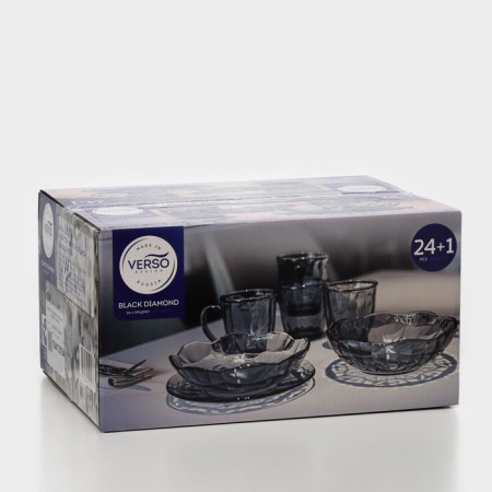 Set of glassware Black Diamond, 25 items-10