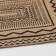 Serving napkin on the table "Africa", 44.6 × 29.5 cm, black color