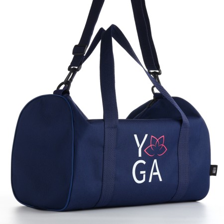 Female sports bag, textura, small size, blue color-6