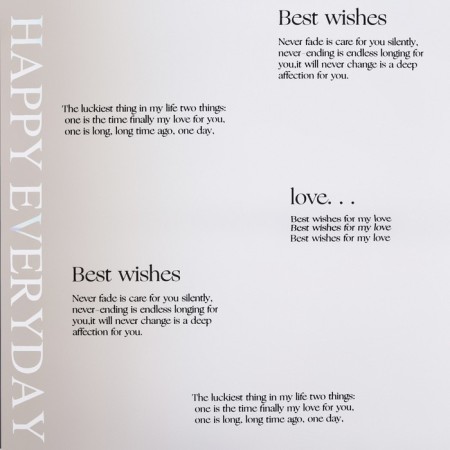 Film for flowers is matte, "Happiness every day", 58x58cm, coffee with milk-2
