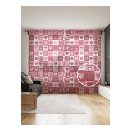 Photo "Panel with Hearts", size 145x265 cm, 2 pcs