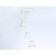 Suspended Ambrella Light, Modern, TR3553, 3HE27, white color