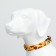 Collar with Militari's backlight 3 glow modes size L, Osh 48-60 x 2.5 cm yellow
