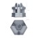 Set of desktop Erichkrause Office, 14 items, rotating, gray
