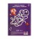 Cardboard of color two -way A4, 8 sheets, 8 colors, "Fox", coated 240 g/m2, in a folder