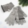 Gloves female, the color is light gray, size 18
