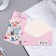 Money envelope "Happy Birthday!" Cutting, bath, girl, 8.7x16.7 cm