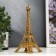 Souvenir Metal "Eiffel Tower" Gold 15x6x6 cm