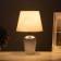 Table lamp "Shine" 1x40W E27 Soft gray 20x20x32cm