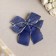 Festive bow "retro", blue, red, 20 x 21 cm, mix