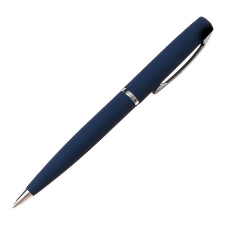 Switching handle, 1.0 mm, BrunovisConti sienna, blue rod, metal case Soft Touch Blue, in case-1