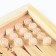 Wooden backgammon with checkers "Snake with a skull", board game, 40 x 40 cm