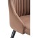 SHEET on the metal frame Narayan Velutto 23 metal/velor, black/brown 47x54x98 cm