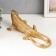 Souvenir Polystone "Golden Iguan" 11x11.5x36 cm