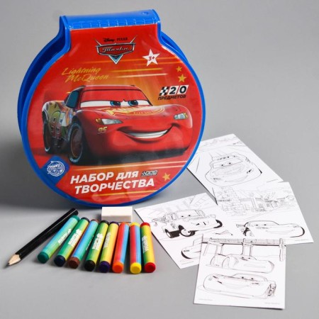 Set for drawing, 20 items "The fastest", cars-1