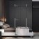 Handle Cappio RT001CP, l = 120, m/o 96, matte chromium color