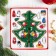 New Year's souvenir "Christmas tree on the stand" (gradient, color mix)