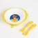 A set of children's dishes "Bear Prince", a plate on the suction cup 250ml, fork, spoon