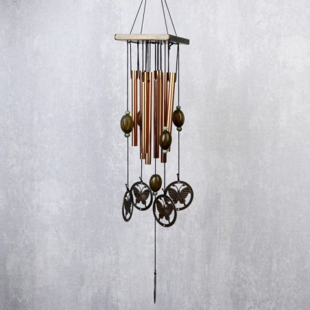 Wind Music Metal "Butterflies" 12 tubes 43 cm