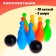 Set Bowling: 10 kegly + 2 balls, mix