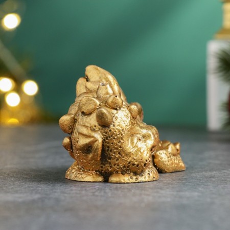 Figure "Dragon with spikes" gold, 8.5x3x5.5cm-3