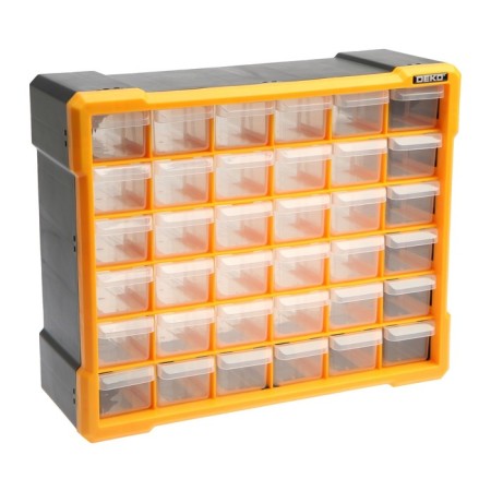 DEKO storage system, 065-0805, 36 cells 57 x 45 x 120 mm, 325 x 140 x 205 mm