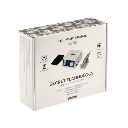 Machine for manicure and pedicure TNL Secret Technology MP-68, 60 W, 45,000 rpm, white-6