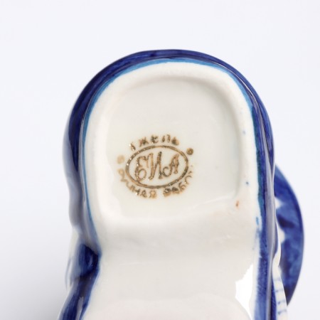 Souvenir "Bashmak", 12 x 6cm, gzhel, porcelain-4