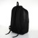 Youth backpack with a zipper, 4 pockets, black/green color