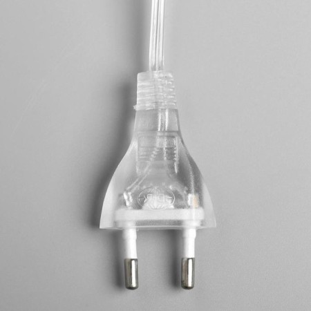 LED figure "Snowflake" 30 cm, plastic, 220 V, glow of multi-4
