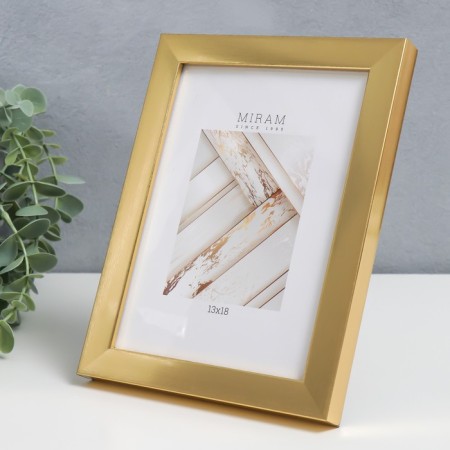 Photo frame Plastic "Mira" 13x18 cm 641811-5, gold (plastic screen)-2