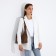 Baget bag with zipper, the color is light brown