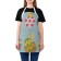 Apron kitchen with a photo print "Painted Easter eggs", adjustable, size OS