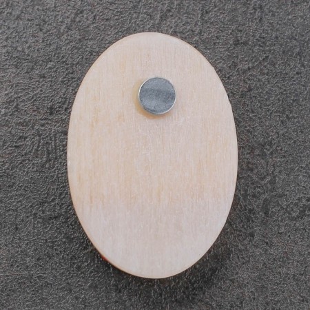 Магнит "Ящерка", селенит, минералы, 4х5 см-3