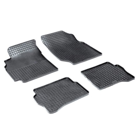 Rubber rugs ’grid’ for Nissan Almera Classic (B10), 2006-2013