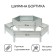 Galled flowerbed, 2 tiers, d = 60–100 cm, h = 30 cm, gray, Greengo