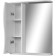 Bathroom Closher Mirror Iceberg Wave 60, Left